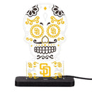 San Diego Padres Baseball Sugar Skull Desklite LED Decor