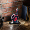 University of Wisconsin-Madison College Foam Finger Desklite LED Decor