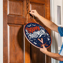 University of Virginia Halloween Round Door Decor with Hanging Rope, 18x18