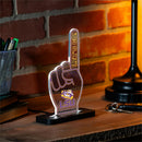 Louisiana State University College Foam Finger Desklite LED Decor