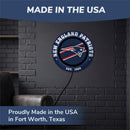 New England Patriots, Metal Lite, Round