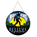 Old Dominion University Bigfoot Round Door Decor with Hanging Rope, 18x18