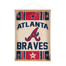 Atlanta Braves, Canvas Wall Tapestry, Large, 54x36