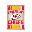 Kansas City Chiefs, Canvas Wall Tapestry, Large, 54x36