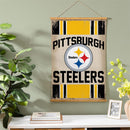 Pittsburgh Steelers, Canvas Wall Tapestry, Medium, 36x24