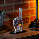 University of Kansas College Foam Finger Desklite LED Decor
