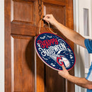 Cleveland Guardians Halloween Round Door Decor with Hanging Rope, 18x18