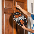 San Francisco Giants Halloween Round Door Decor with Hanging Rope, 18x18