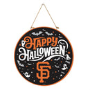 San Francisco Giants Halloween Round Door Decor with Hanging Rope, 18x18