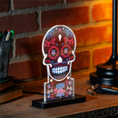 Philadelphia Phillies Baseball Sugar Skull Desklite LED Decor