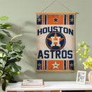 Houston Astros, Canvas Wall Tapestry, Medium, 36x24