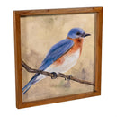 What She Shed Indoor Wall Decor, Wood, Bird on Branch Wall Art with Frame, Asst of 2