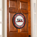 US Marine Corps, 250th Anniversary Round Door Decor with Hanging Rope, 18x18