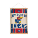 University of Kansas, Canvas Wall Tapestry, Medium, 36x24