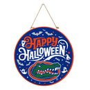 University of Florida Halloween Round Door Decor with Hanging Rope, 18x18