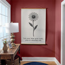 Heart of the Home Indoor Wall Décor Canvas Tapestry, Let Your Hope Grow Roots 52"X 36" Canvas Tapest