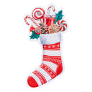 Twas the Night Wall Decor, Christmas Stocking with LED Lights