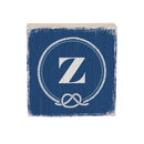 Coastal Wooden Plock Monogram Nautical 6" Z Z