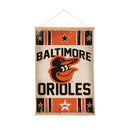 Baltimore Orioles, Canvas Wall Tapestry, Medium, 36x24