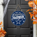 Dallas Cowboys Halloween Round Door Decor with Hanging Rope, 18x18