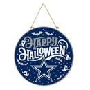 Dallas Cowboys Halloween Round Door Decor with Hanging Rope, 18x18