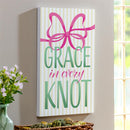 Bunny Blooms Indoor Wall Decor, Grace in Every Knot, 16" L x 24" H