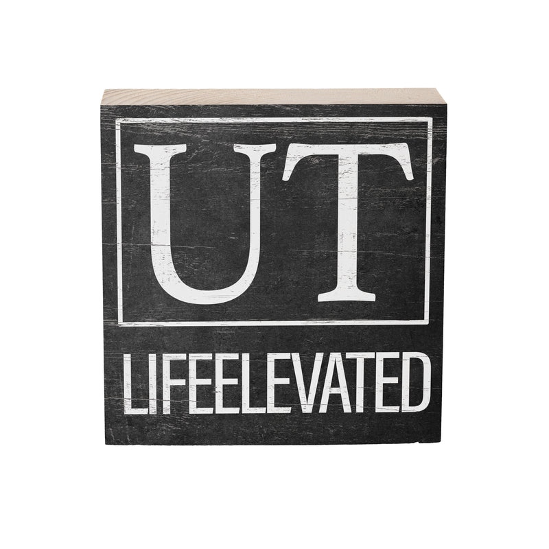 State Wooden Plock Utah 6x6"