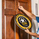 US Army, 250th Anniversary Round Door Decor with Hanging Rope, 18x18