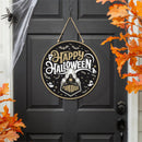 Purdue University Halloween Round Door Decor with Hanging Rope, 18x18