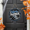 Utah Mammoth Halloween Round Door Décor with Hanging Rope, 18x18