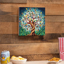 Harvest Blossom Tree Of Life Wall Decor, 12"x12"