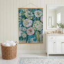 Hillside Pasture Indoor Wall Decor Canvas Tapestry, Floral Bouquet 52"X 36" Canvas Tapestry