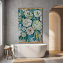 Hillside Pasture Indoor Wall Decor Canvas Tapestry, Floral Bouquet 52"X 36" Canvas Tapestry