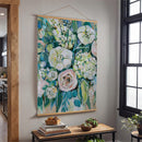 Hillside Pasture Indoor Wall Decor Canvas Tapestry, Floral Bouquet 52"X 36" Canvas Tapestry