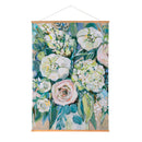 Hillside Pasture Indoor Wall Decor Canvas Tapestry, Floral Bouquet 52"X 36" Canvas Tapestry