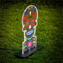 Chicago Cubs Baseball Sugar Skull Desklite LED Decor