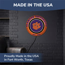Clemson University, Metal Lite, Round