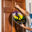 East Carolina University Bigfoot Round Door Decor with Hanging Rope, 18x18