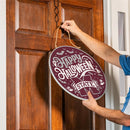 Mississippi State University Halloween Round Door Decor with Hanging Rope, 18x18