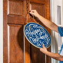 Kansas City Royals Holiday Round Door Decor with Hanging Rope, 18x18