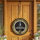 Vegas Golden Knights 2026 Stanley Cup Champions Door Decor with Hanging Rope, 18x18