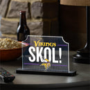 Minnesota Vikings NFL Football Rectangle Desklite LED Decor