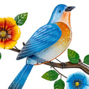 What She Shed Indoor Wall Decor, Metal & Glass, Bird on Branch Wall Art