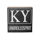 State Wooden Plock Kentucky 6x6"