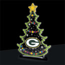 Green Bay Packers NFL Football Holiday Tree Desklite LED Decor