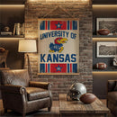 University of Kansas, Canvas Wall Tapestry, Large, 54x36