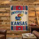 University of Kansas, Canvas Wall Tapestry, Large, 54x36