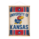University of Kansas, Canvas Wall Tapestry, Large, 54x36