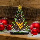 West Virginia University College Holiday Tree Desklite LED Decor