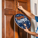 Houston Astros Halloween Round Door Décor with Hanging Rope, 18x18